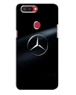 Чехол для OPPO R11s с картинкой «Mercedes на металле»