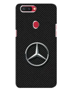 Чехол для OPPO R11s с картинкой «Карбоновый Mercedes стиль»