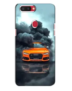 Чехол для OPPO R11s с картинкой «Audi в облаках дыма» Чехол для OPPO R11s с картинкой «Audi в облаках дыма»