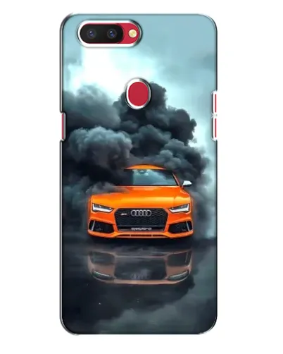 Чехол для OPPO R11s с картинкой «Audi в облаках дыма»