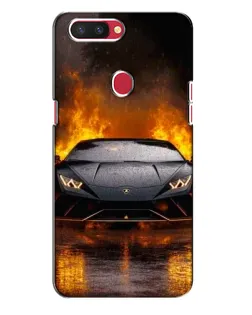 Чехол для OPPO R11s с картинкой «Lamborghini в огне» Чехол для OPPO R11s с картинкой «Lamborghini в огне»