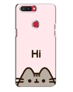 Чехол для OPPO R11s с картинкой «Пушин говорит Hi» Чехол для OPPO R11s с картинкой «Пушин говорит Hi»