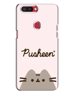 Чехол для OPPO R11s с картинкой «Pusheen логотип» Чехол для OPPO R11s с картинкой «Pusheen логотип»