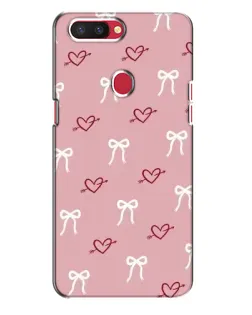 Чехол для OPPO R11s с картинкой «Сердца и банты» Чехол для OPPO R11s с картинкой «Сердца и банты»