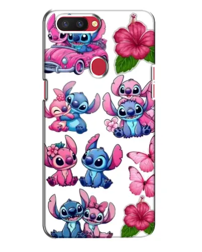 Чехол для OPPO R11s с картинкой «Стикеры Stitch и Angel» Чехол для OPPO R11s с картинкой «Стикеры Stitch и Angel»