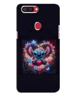 Чехол для OPPO R11s с картинкой «Stitch в цветах» Чехол для OPPO R11s с картинкой «Stitch в цветах»