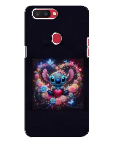Чехол для OPPO R11s с картинкой «Stitch в цветах» Чехол для OPPO R11s с картинкой «Stitch в цветах»