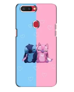 Чехол для OPPO R11s с картинкой «Stitch и Angel Love» Чехол для OPPO R11s с картинкой «Stitch и Angel Love»