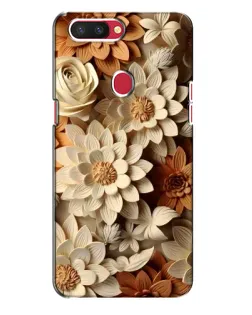 Чехол для OPPO R11s с картинкой «Бежевый флористический декор» Чехол для OPPO R11s с картинкой «Бежевый флористический декор»