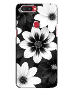 Чехол для OPPO R11s с картинкой «Монохромные астры» Чехол для OPPO R11s с картинкой «Монохромные астры»