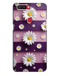 Чехол для OPPO R11s с картинкой «Ромашки на фиолетовом» Чехол для OPPO R11s с картинкой «Ромашки на фиолетовом»