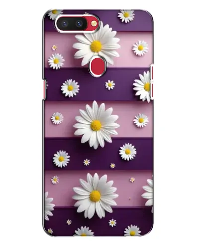 Чехол для OPPO R11s с картинкой «Ромашки на фиолетовом»