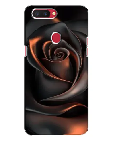 Чехол для OPPO R11s с картинкой «Шелковая черная роза»