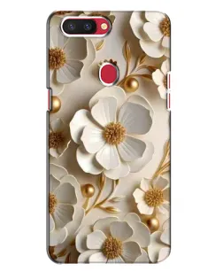 Чехол для OPPO R11s с картинкой «Белие бумажние цвети» Чехол для OPPO R11s с картинкой «Белие бумажние цвети»