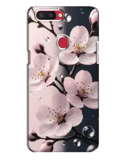 Чехол для OPPO R11s с картинкой «Нежная сакура и капли» Чехол для OPPO R11s с картинкой «Нежная сакура и капли»