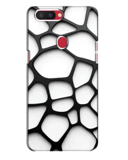 Чехол для OPPO R11s с картинкой «Белая объемная сетка» Чехол для OPPO R11s с картинкой «Белая объемная сетка»