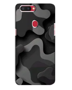 Чехол для OPPO R11s с картинкой «Темный абстрактный камуфляж» Чехол для OPPO R11s с картинкой «Темный абстрактный камуфляж»