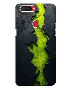 Чехол для OPPO R11s с картинкой «Салатовый разлом скалы» Чехол для OPPO R11s с картинкой «Салатовый разлом скалы»