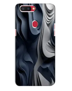 Чехол для OPPO R11s с картинкой «Объемные синие складки» Чехол для OPPO R11s с картинкой «Объемные синие складки»