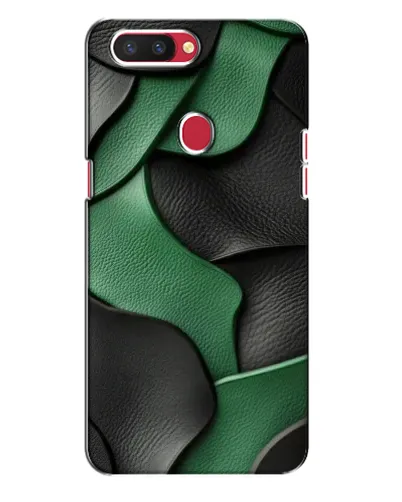 Чехол для OPPO R11s с картинкой «Зеленые кожаные волны»