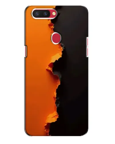 Чехол для OPPO R11s с картинкой «Оранжевый разлом»