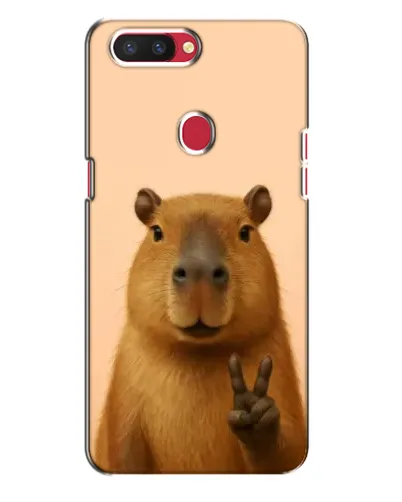 Чехол для OPPO R11s с картинкой «Капибара виктория»