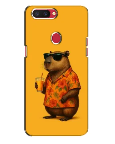 Чехол для OPPO R11s с картинкой «Капибара на отдыхе»