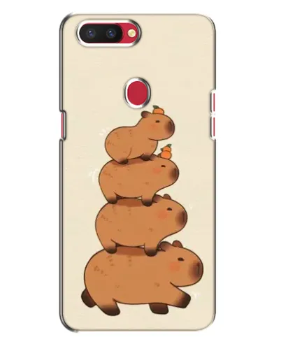 Чехол для OPPO R11s с картинкой «Башня из капибар»
