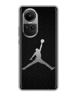 Чехол для OPPO Reno 10 Pro с картинкой «Jordan Dark Carbon»
