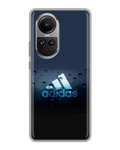 Чехол для OPPO Reno 10 Pro с картинкой «Adidas Water Drops» Чехол для OPPO Reno 10 Pro с картинкой «Adidas Water Drops»