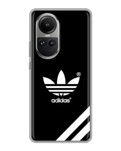 Чехол для OPPO Reno 10 Pro с картинкой «Adidas с диагональными полосами» Чехол для OPPO Reno 10 Pro с картинкой «Adidas с диагональными полосами»
