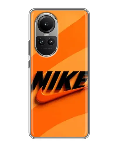 Чехол для OPPO Reno 10 Pro с картинкой «Оранжевый драйв Nike» Чехол для OPPO Reno 10 Pro с картинкой «Оранжевый драйв Nike»