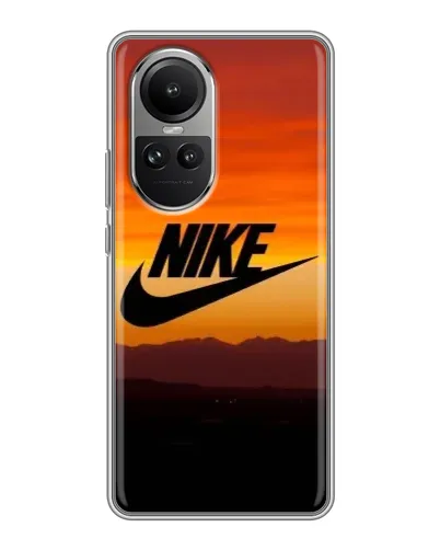Чехол для OPPO Reno 10 Pro с картинкой «Nike — вечерний горизонт» Чехол для OPPO Reno 10 Pro с картинкой «Nike — вечерний горизонт»