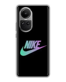 Чехол для OPPO Reno 10 Pro с картинкой «Nike — городская ночь»