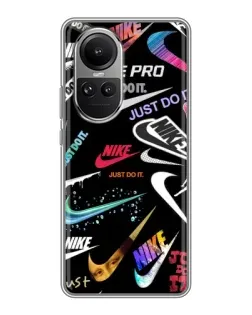 Чехол для OPPO Reno 10 Pro с картинкой «Nike — роскошь»
