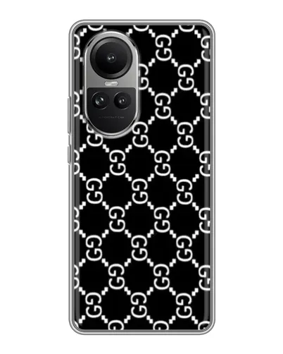 Чехол для OPPO Reno 10 Pro с картинкой «Gucci — сетчатый паттерн» Чехол для OPPO Reno 10 Pro с картинкой «Gucci — сетчатый паттерн»