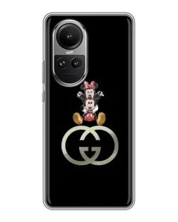 Чехол для OPPO Reno 10 Pro с картинкой «Минни Маус на лого» Чехол для OPPO Reno 10 Pro с картинкой «Минни Маус на лого»