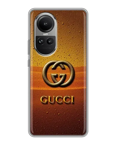 Чехол для OPPO Reno 10 Pro с картинкой «Gucci — солнечный градиент» Чехол для OPPO Reno 10 Pro с картинкой «Gucci — солнечный градиент»