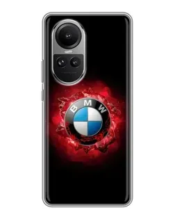 Чехол для OPPO Reno 10 Pro с картинкой «Логотип BMW — вспышка» Чехол для OPPO Reno 10 Pro с картинкой «Логотип BMW — вспышка»