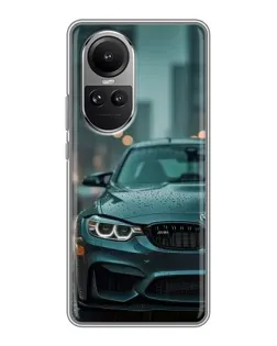 Чехол для OPPO Reno 10 Pro с картинкой «BMW в огнях города» Чехол для OPPO Reno 10 Pro с картинкой «BMW в огнях города»