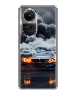 Чехол для OPPO Reno 10 Pro с картинкой «BMW в дыму» Чехол для OPPO Reno 10 Pro с картинкой «BMW в дыму»