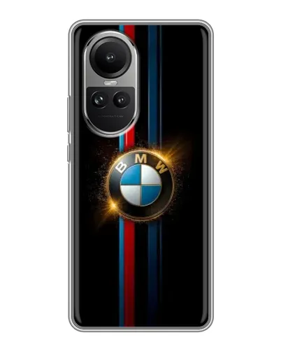 Чехол для OPPO Reno 10 Pro с картинкой «BMW M-Power неон»