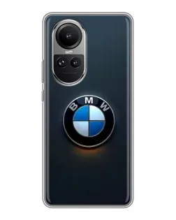 Чехол для OPPO Reno 10 Pro с картинкой «Логотип BMW — минимализм» Чехол для OPPO Reno 10 Pro с картинкой «Логотип BMW — минимализм»
