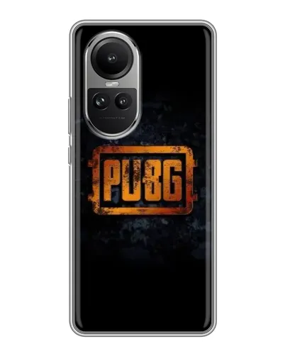Чехол для OPPO Reno 10 Pro с картинкой «PUBG — золотой логотип» Чехол для OPPO Reno 10 Pro с картинкой «PUBG — золотой логотип»