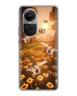 Чехол для OPPO Reno 10 Pro с картинкой «Поле подсолнухов»