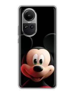 Чехол для OPPO Reno 10 Pro с картинкой «Улыбающийся Микки Маус»