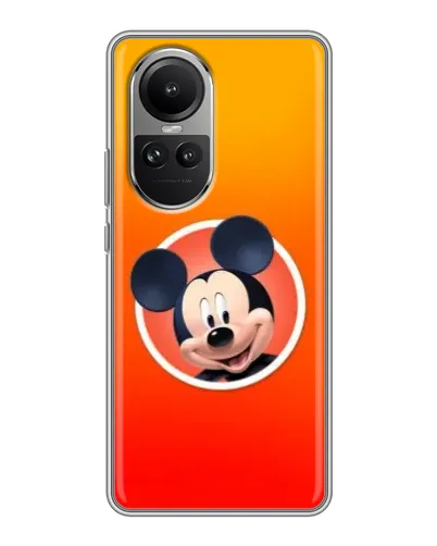 Чехол для OPPO Reno 10 Pro с картинкой «Mickey в круге» Чехол для OPPO Reno 10 Pro с картинкой «Mickey в круге»