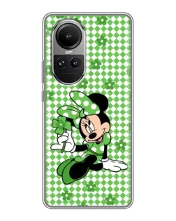 Чехол для OPPO Reno 10 Pro с картинкой «Mickey в клетку»