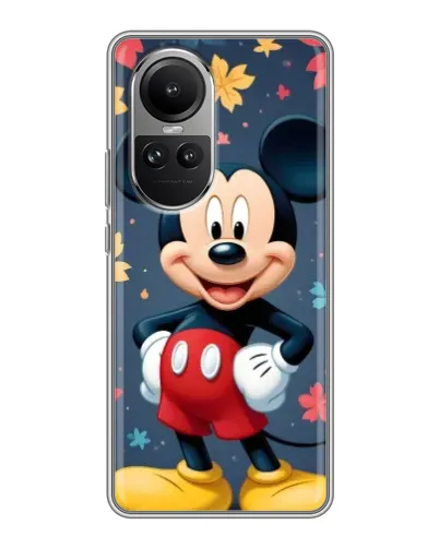 Чехол для OPPO Reno 10 Pro с картинкой «Осенний Mickey Mouse» Чехол для OPPO Reno 10 Pro с картинкой «Осенний Mickey Mouse»