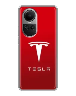 Чехол для OPPO Reno 10 Pro с картинкой «Tesla Red Classic» Чехол для OPPO Reno 10 Pro с картинкой «Tesla Red Classic»